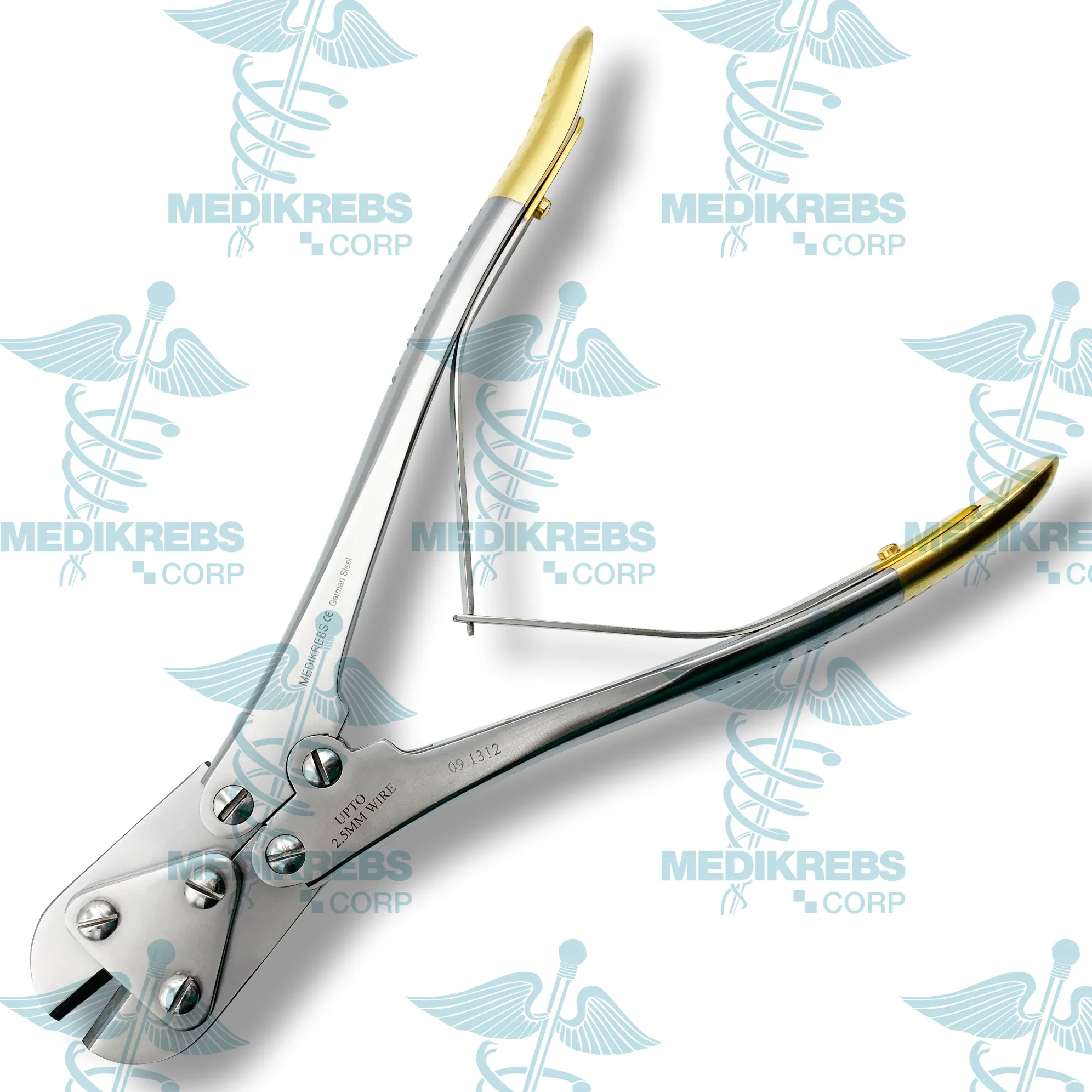 Wire Cutter w/ Tungsten Carbide 23 cm up to 2.5 mm wire Surgical Instruments