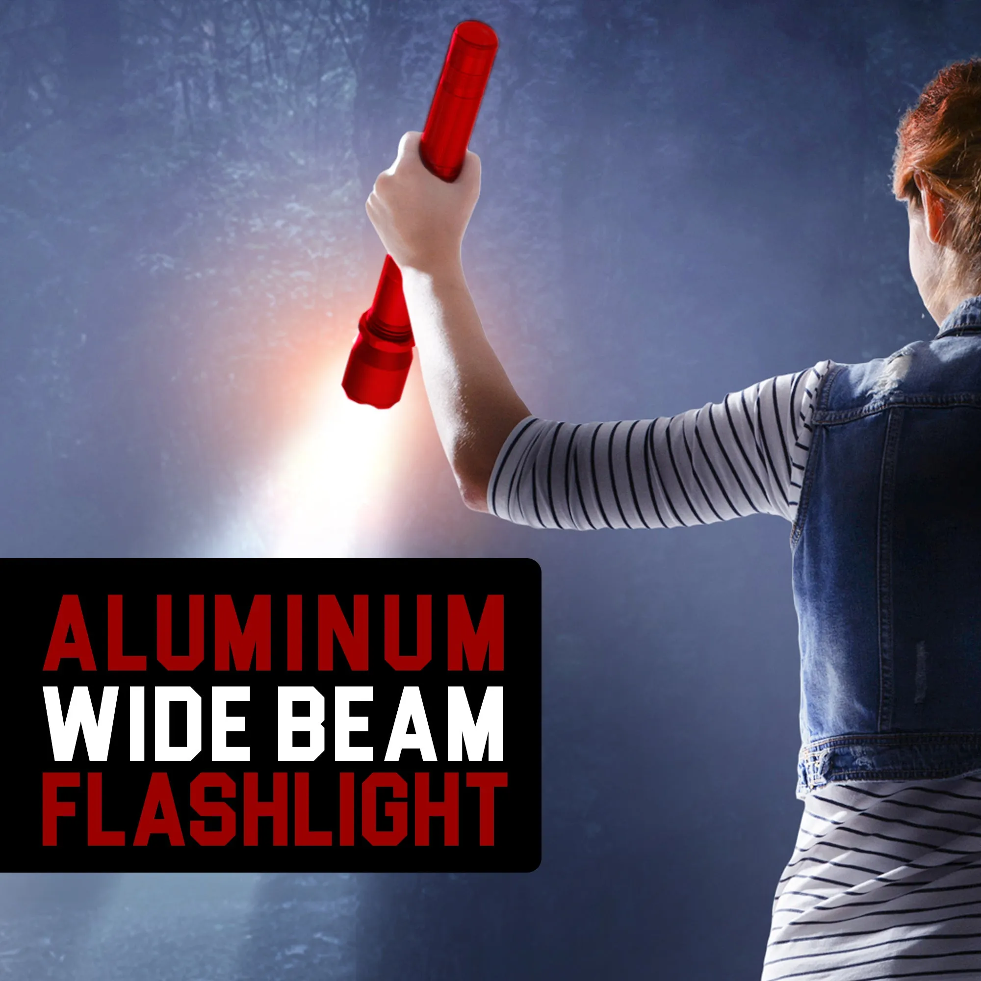 ZeroDark Aluminum Wide Beam Flashlight